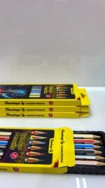 ⁦ألوان خشبية 6 لون ماركة فلمنجو⁩ - الصورة ⁦2⁩