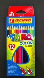 ألوان خشبية 12 لون نوع TECHNO