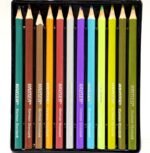 ⁦أقلام تلوين HAUSER Artz Jumbo Metallic – عدد 12 لون⁩ - الصورة ⁦2⁩