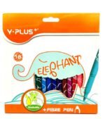أقلام تلوين فلوماستر قابلة للغسل Y-PLUS Elephant 18 لون