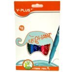 أقلام تلوين فلوماستر قابلة للغسل Y-PLUS Elephant – 12 لون