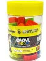 ⁦مبراه اقلام  Flamingo ARTIST OVAL Neon⁩ - الصورة ⁦2⁩