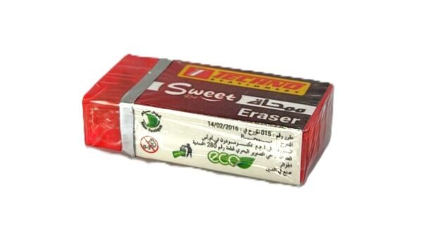 ⁦ممحاة Techno Sweet احمر⁩ - الصورة ⁦3⁩