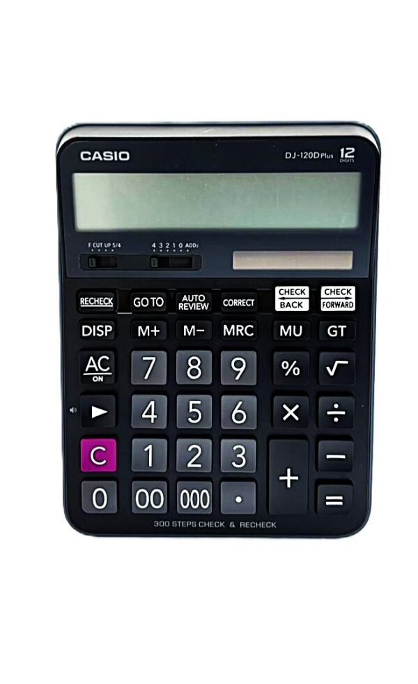 ⁦CASIO DJ-120D Plus – آلة حاسبة مكتبية احترافية⁩ - الصورة ⁦1⁩