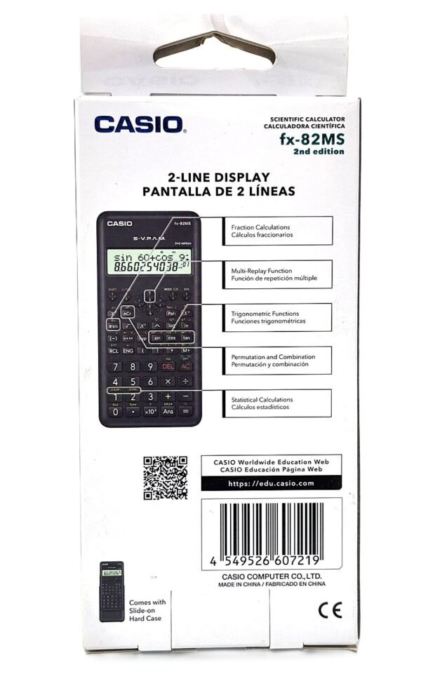 ⁦CASIO fx-82MS (الإصدار الثاني)⁩ - الصورة ⁦4⁩