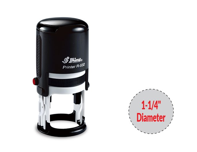 IMG-20250717-WA0285 ختم تلقائي دائري Shiny Printer R-532 - الصورة 1