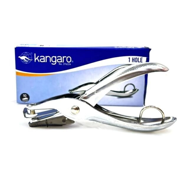 ⁦مثقاب ورقة يدوي ثقب واحد Kangaro 1 Hole Punch⁩ - الصورة ⁦1⁩