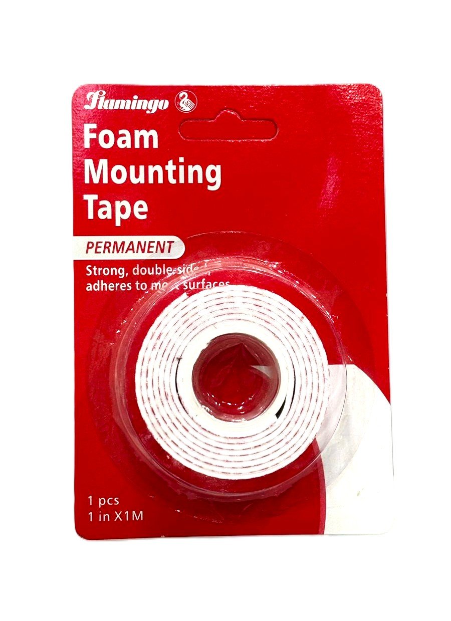 IMG-20250730-WA0227 شريط إسفنجي لاصق (Foam Mounting Tape – Flamingo): - الصورة 1
