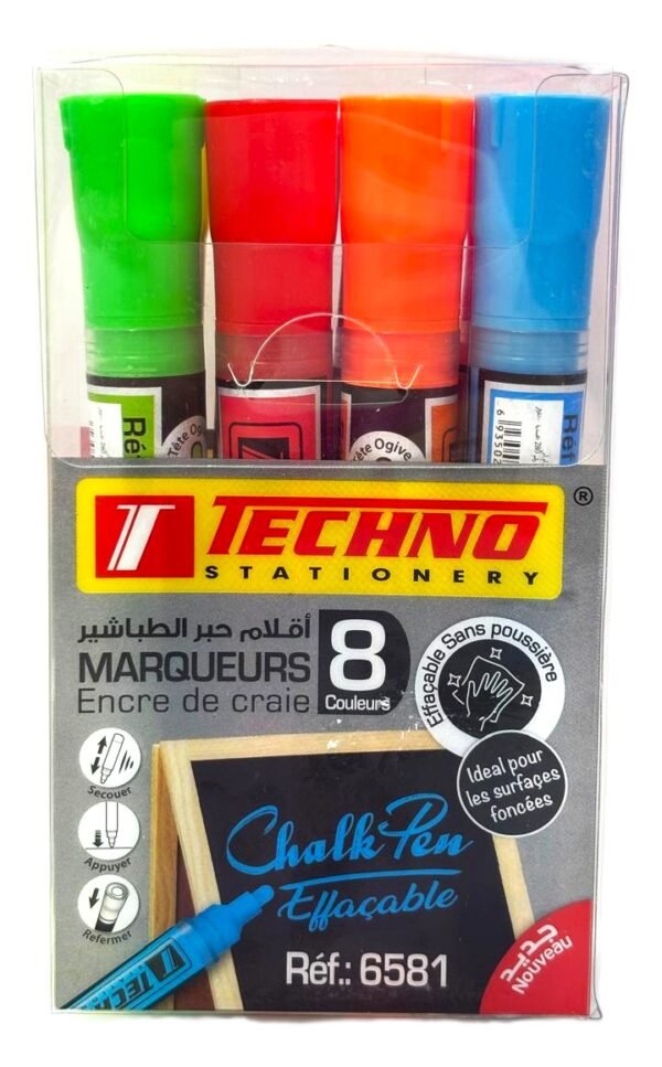 ⁦مجموعة أقلام التحديد Techno⁩ - الصورة ⁦2⁩