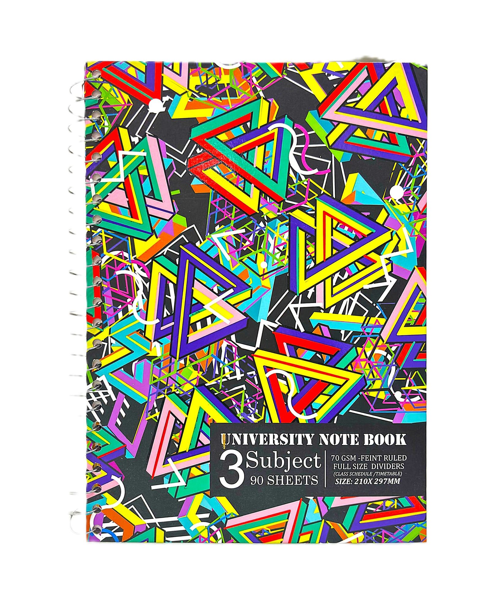 WhatsApp Image 2025-07-21 at 18.25.18_96ec5368 كشكول 3 مواد – تصميم جامعي ملون – 90 ورقة A4 - الصورة 1