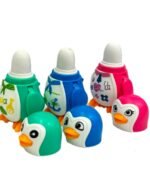 ⁦مبراة وممحاة بشكل بطريق كرتوني – 2 في 1⁩ - الصورة ⁦3⁩