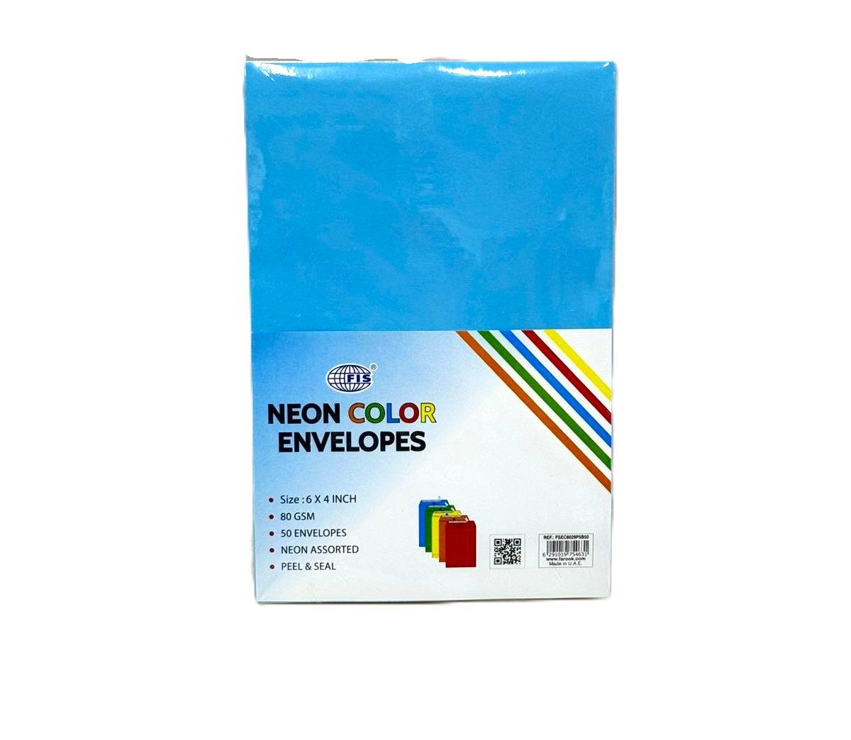 IMG-20250730-WA0204 مظاريف ألوان نيون – مقاس 6 × 4 إنش - الصورة 1