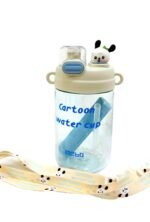 ⁦زجاجة ماء كرتونية للأطفال – بغطاء مزدوج الوظائف وفلتر داخلي⁩ - الصورة ⁦2⁩