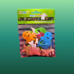 أشكال إسفنجية ملونة